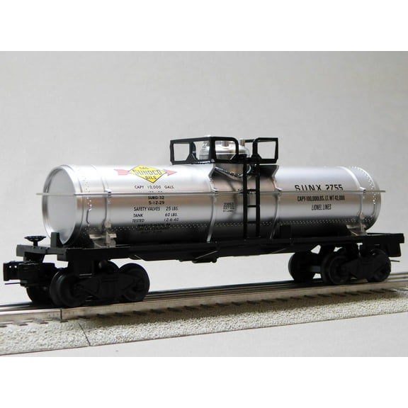 LIONEL SUNOCO SUNX SINGLE DOME TANK CAR #2755 2423050-T