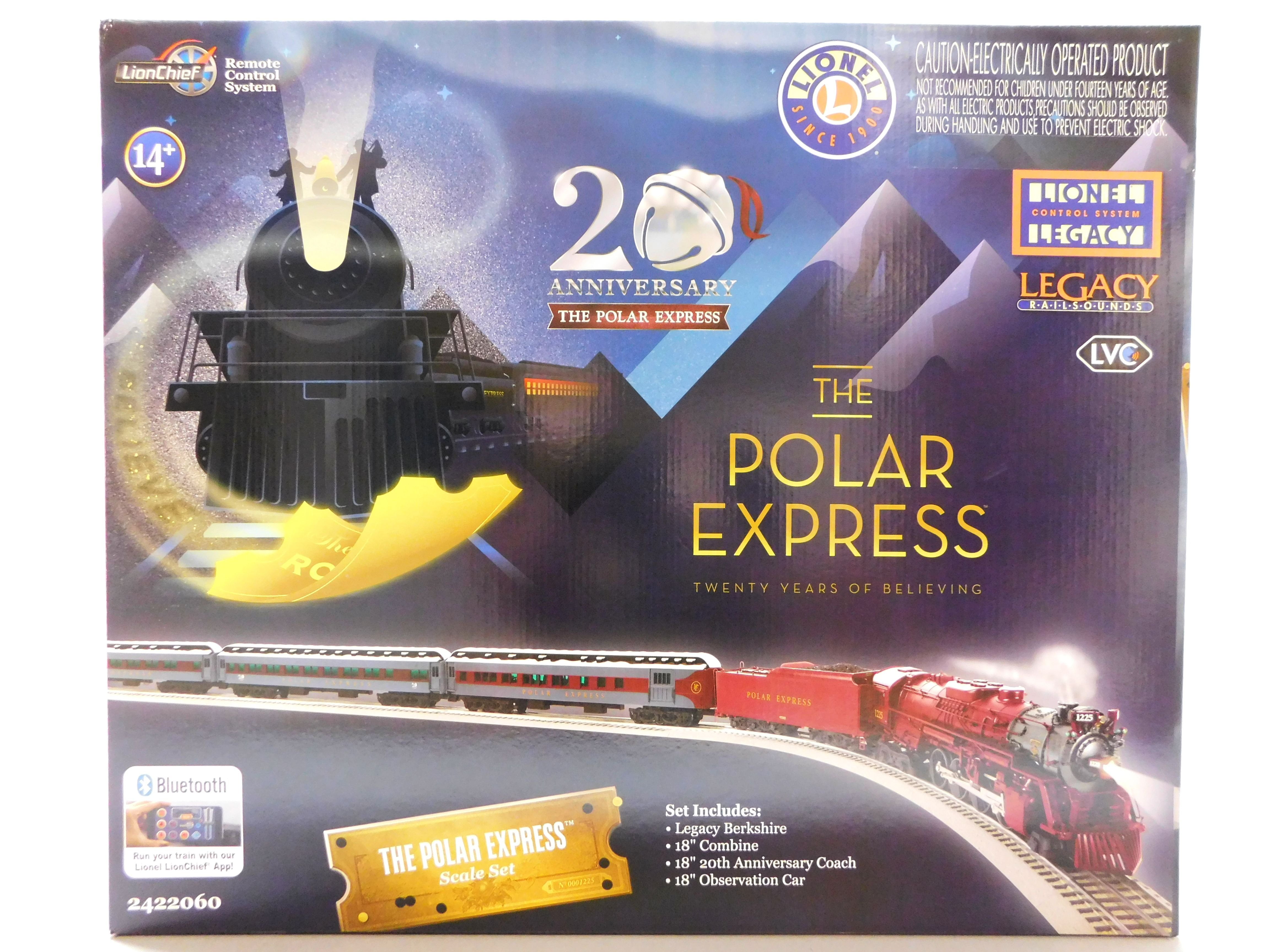 LIONEL THE POLAR EXPRESS 20TH ANNIVERSARY SCALE LEGACY TRAIN SET O