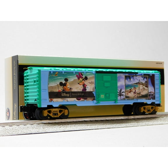LIONEL THOMAS KINKADE MICKEY & MINNIE IN FLORIDA BOXCAR O GAUGE 2528430