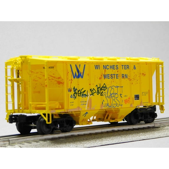LIONEL WINCHESTER & WESTERN PS-2 COVERED HOPPER #4006 O GAUGE 2426671