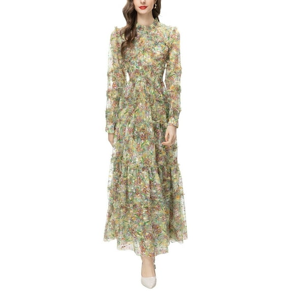 LIONELLO SALVI womens Maxi Dess, 8