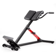 LIONSCOOL Heavy-Duty Adjustable Roman Chair - Back Extension with Multiple Adjustment Functions- Hyperextension Perfect for Home Gym