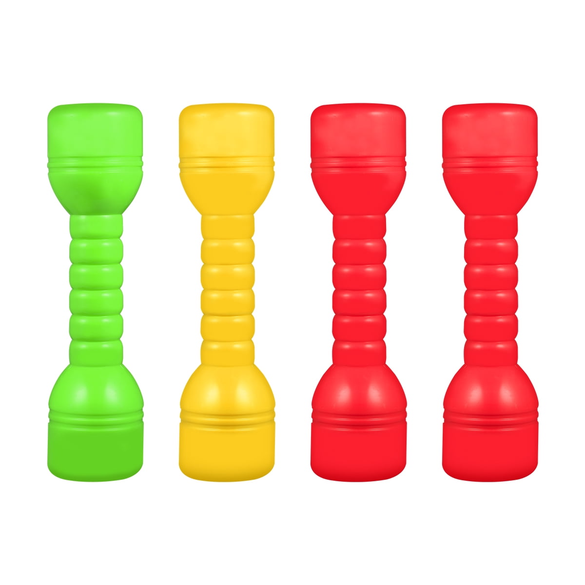LIOOBO 4 Pcs Plastic Dumbbells Ergonomic Children Morning Exercise