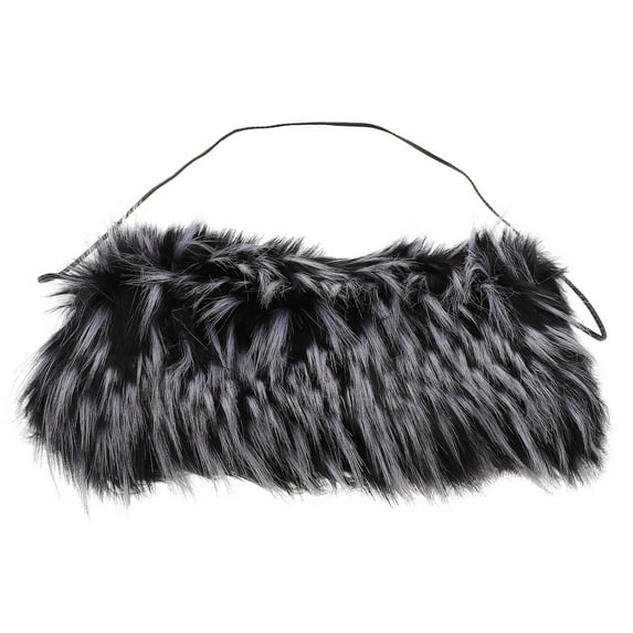 LIOOBO Hands Warm Muff Faux White For Winter 1Pack