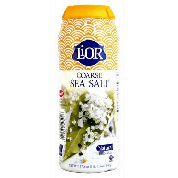 Lior Coarse Sea Salt, 17.6 oz.
