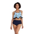 thumbnail image 1 of LIORA Women Two Piece High Waisted Bikini Ruffle Swimsuit with Bottom, 1 of 7