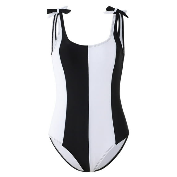 LIORA Women’s Retro Classic High Cut Low Back One Piece Swimwear Bathing Suits