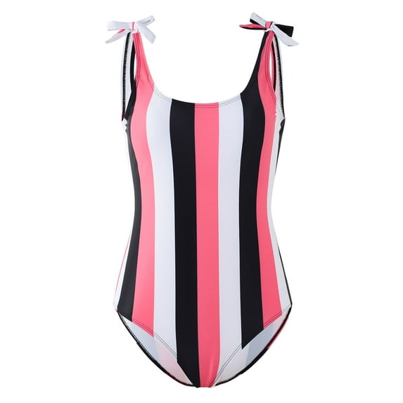 LIORA Women’s Retro Classic High Cut Low Back One Piece Swimwear Bathing Suits