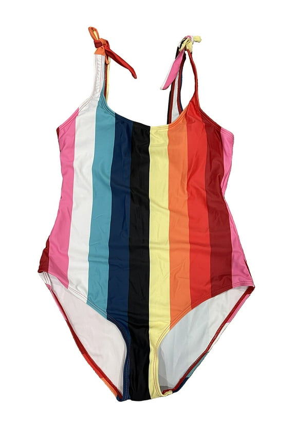 Women’s Retro Classic High Cut Low Back One Piece Swimwear Bathing Suits