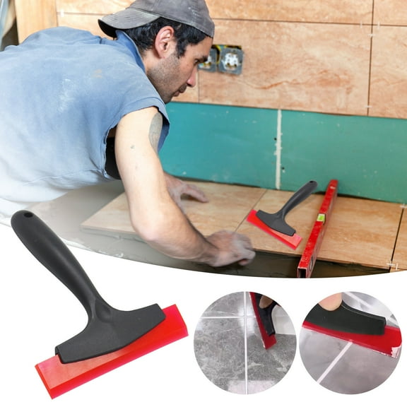LIORAGLJ Multifunctional Beef Scraper Tool for Car Film Application and Tile Gap Sealing, 7.1 x 5.3 Inches