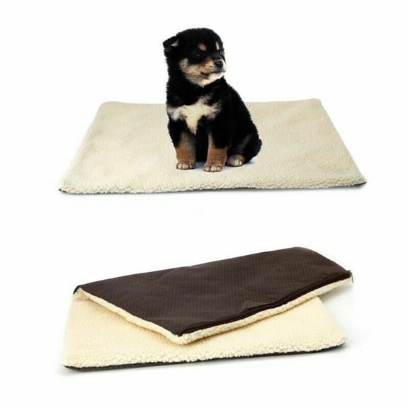 LIORAGLJ Self-heating Pet Blanket for Cats and Dogs, Washable Soft Thermal Warming Mat, No Power Needed, for Puppies Rabbits Indoor Outdoor Use