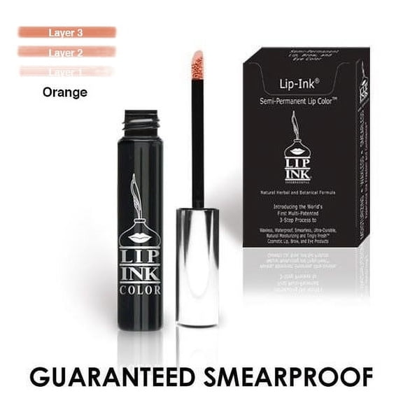 LIP INK 100% Smearproof Trial Lip Kits, Orange