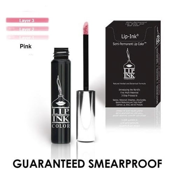 LIP INK 100% Smearproof Trial Lip Kits, Pink