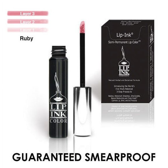 LIP INK 100% Smearproof Trial Lip Kits, Ruby