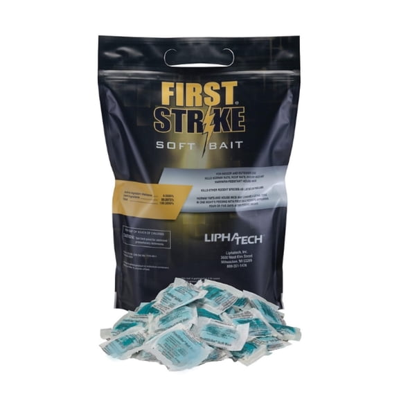 LIPHA TECH FirstStrike Rodent Bait 10g - 4lb Bag (31113)