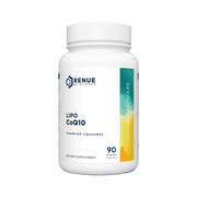 RENUE by SCIENCE CoQ10 - Coenzyme Q10 as Ubiquinol CoQ10 | High Strength Liposomal CoQ10 200mg Supplement | 90 Co Q10 Capsules | Non-GMO & Allergen Free | Made in the USA Third-Party Tested