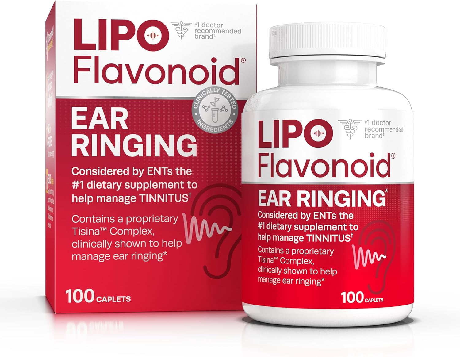 LIPO-FLAVONOID Plus Caplets 100 ea (Pack of 2)