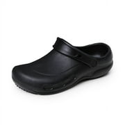 LIPROFE Chef Shoes Men - Non Slip Oil Resistant Waterproof Safety Work Shoes Kitchen Shoes for Men Nursing Shoes Garden Shoes Men Women Indoor and Outdoor Chef Clogs for Kitchen Garden Food Service