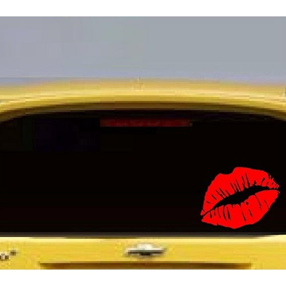 LIPS ~ DECAL, HOME DÉCOR Auto Decal 9" X 13"