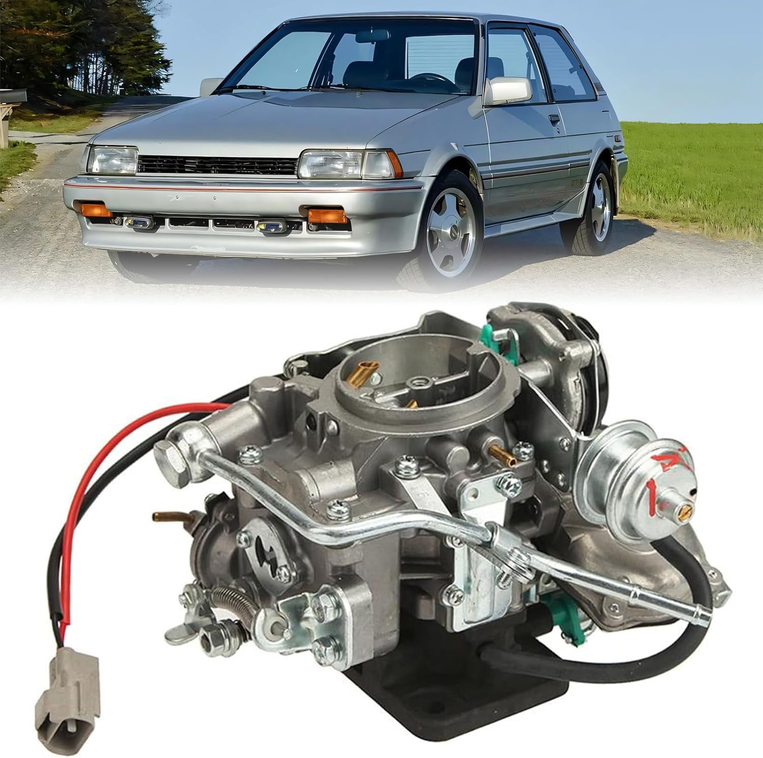 LIQI 4AF Carburetor for Toyota Corolla 4AF 1987-1991 1.6L 2 Barrel ...