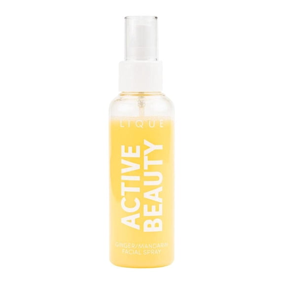 LIQUE Active Ginger Mandarin After Action Facial Spray, Revive & Replenish Tired Skin with Cooling, Refreshing Mist, 3.4 Fl Oz.
