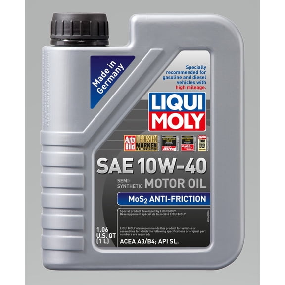 LIQUI MOLY 1L MoS2 Anti-Friction Motor Oil 10W40