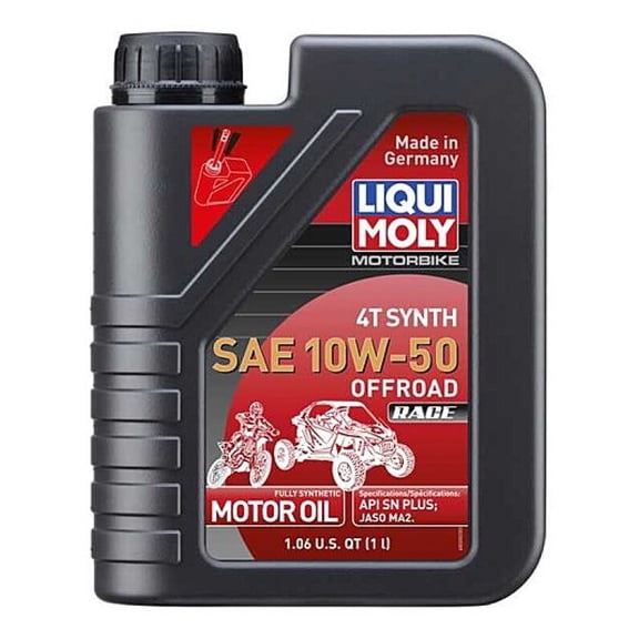 LIQUI MOLY 1L Motorbike 4T Synth SAE 10W50 Offroad Race