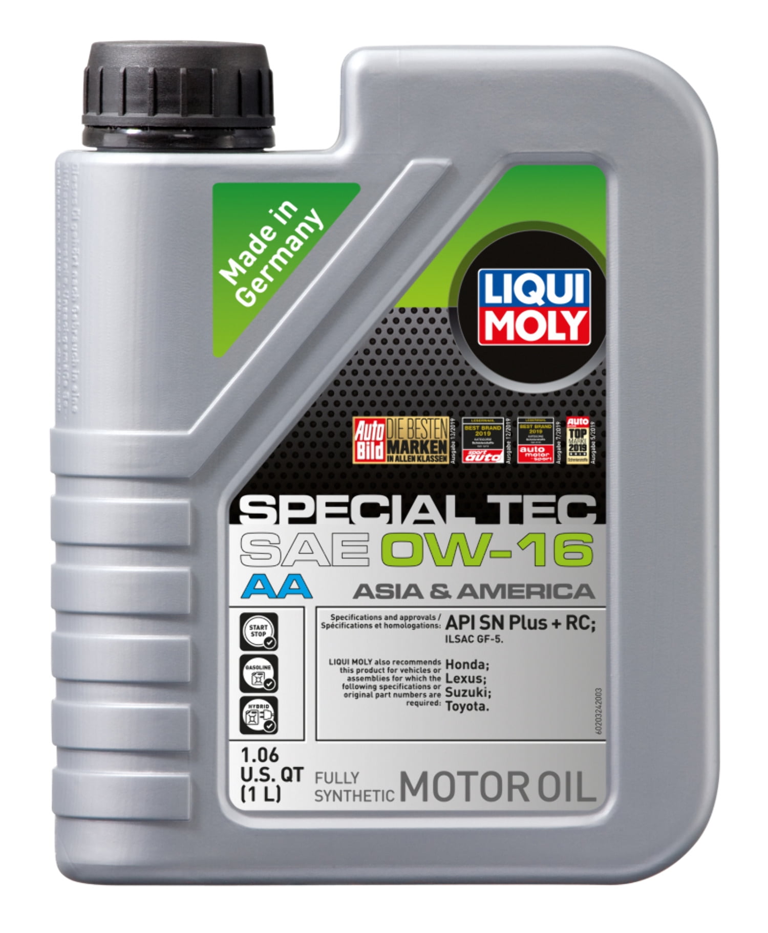 LIQUI MOLY 1L Special Tec AA Motor Oil SAE 0W16 - 20324