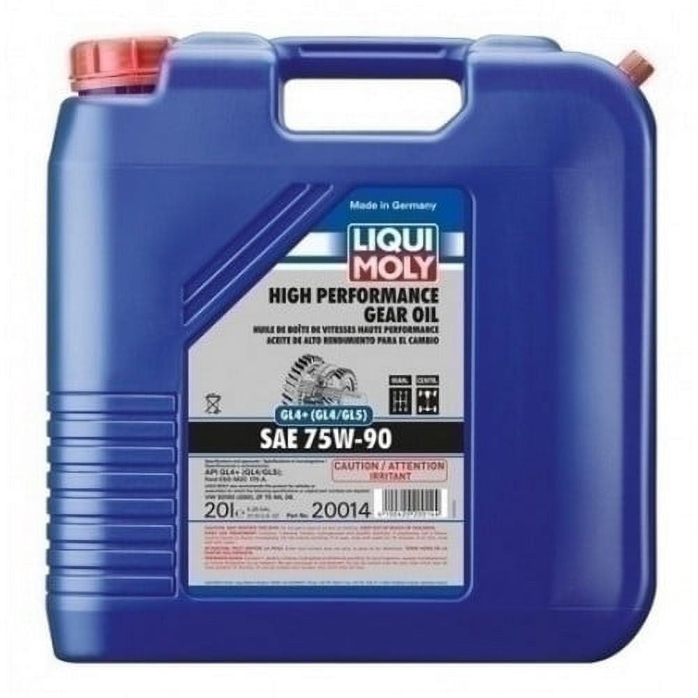 LIQUI MOLY 20L High Performance Gear Oil (GL4+) SAE 75W90
