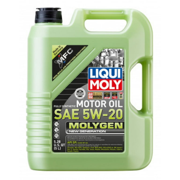 ぺろ愛　新品未開封　MOLY GREEN Clean Diesel LIQUI MOLY 5L Molygen Engine Oil SAE 5W20 - New Generation Motor