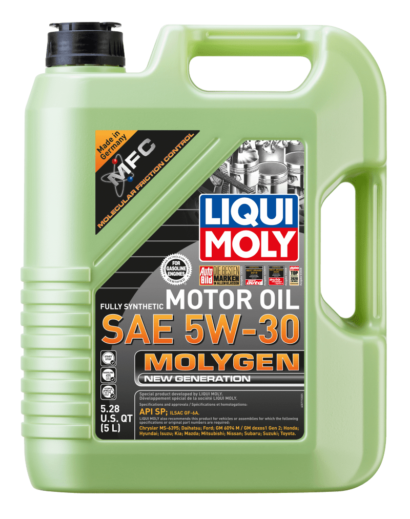 LIQUI MOLY 5L Molygen New Generation Motor Oil SAE 5W30