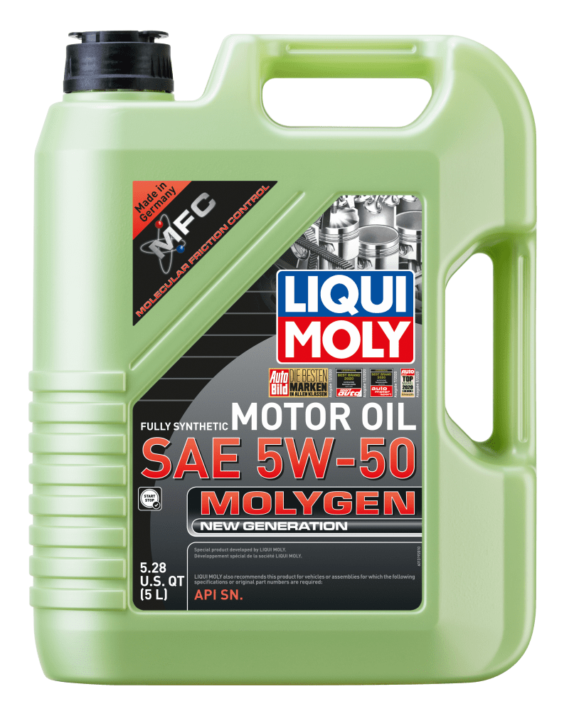 LIQUI MOLY 5L Molygen New Generation Motor Oil SAE 5W50