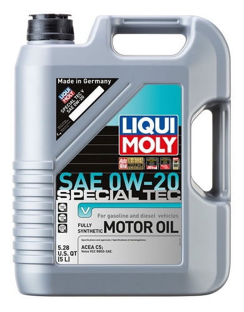 LIQUI MOLY 0W-20 エンジンオイル 5リットル　リキモリ LIQUI MOLY 5L Special Tec V Motor Oil 0W-20 - Walmart.com