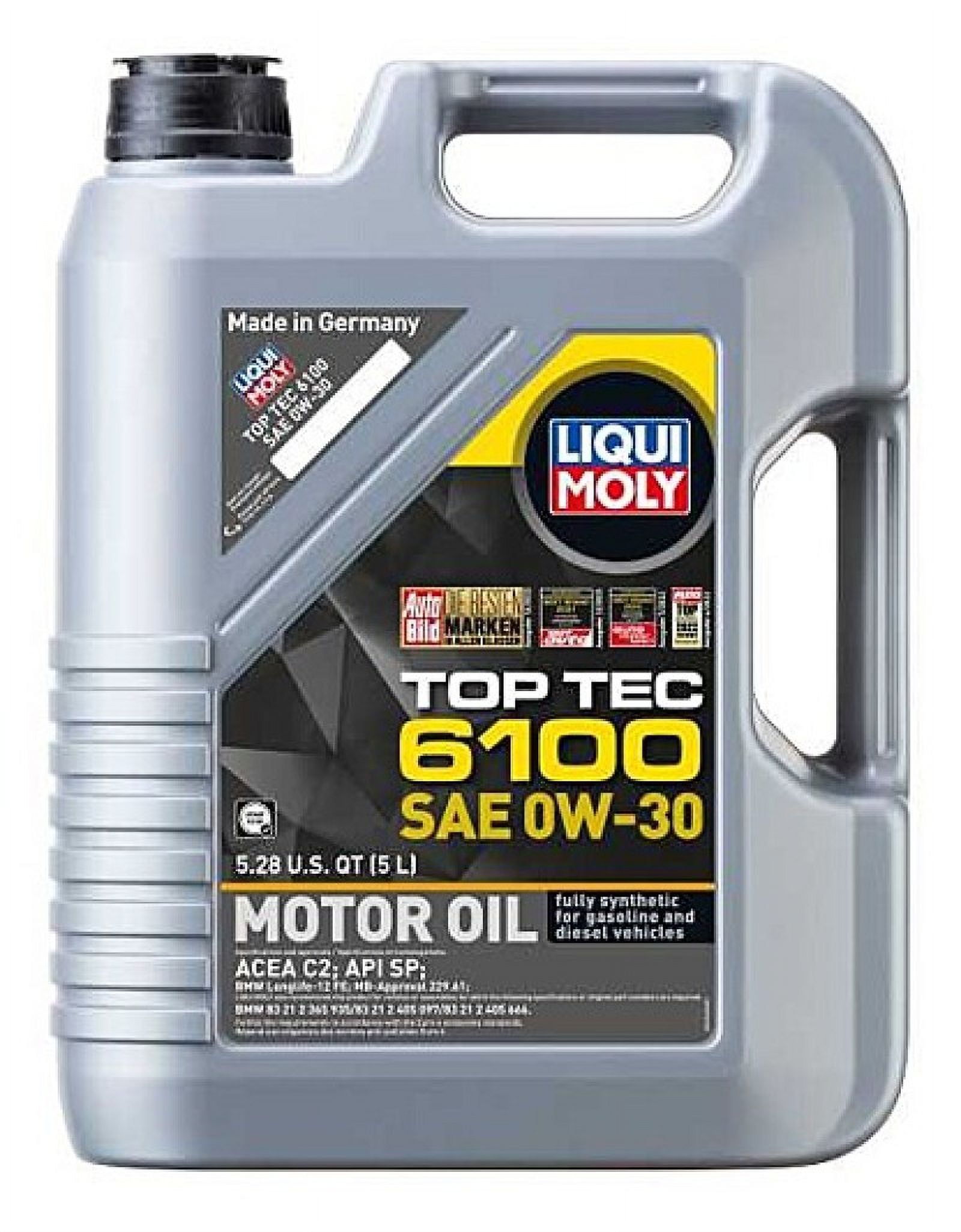 LIQUI MOLY TOP TEC 6100 0W-30 5L×4本 LIQUI MOLY 5L Top Tec 6100 Motor Oil 0W30 - Walmart.com
