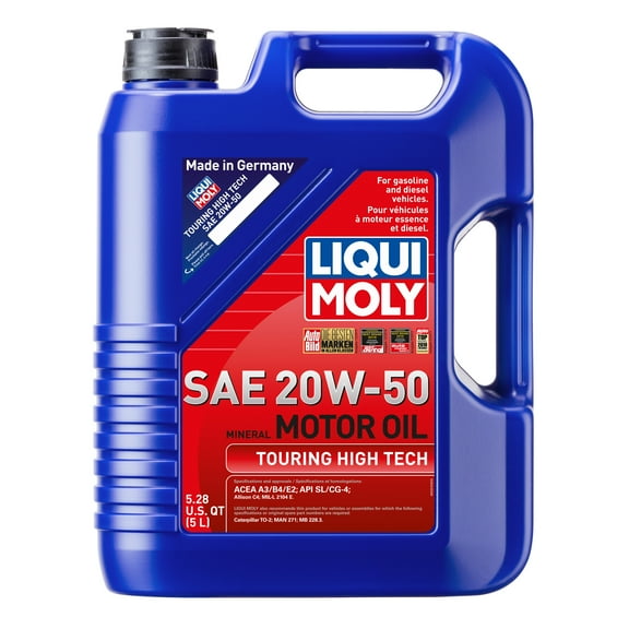 LIQUI MOLY 5L Touring High Tech Motor Oil 20W-50