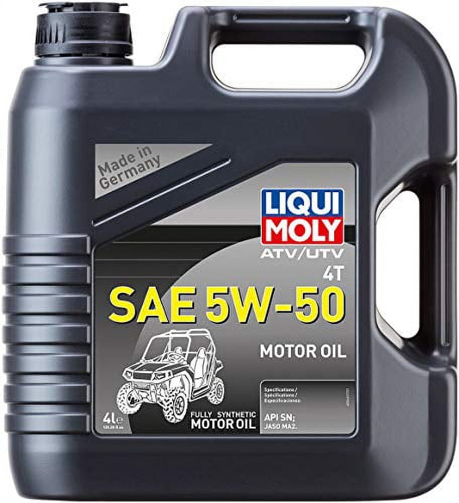 Liqui Moly 20214 Synthetic 4T ATV Motor Oil, Full Performance 5W