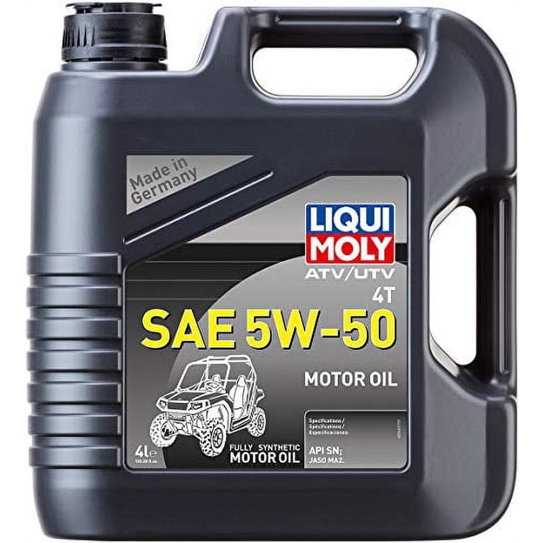 Liqui Moly 20214 Synthetic 4T ATV Motor Oil, Full Performance 5W