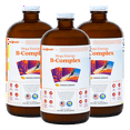 thumbnail image 1 of LIQUIDHEALTH 32 Oz B Complex Liquid Super Mega Energy Active B Vitamins Supplements Bcomplex Methlayted, Vegan, Gluten, Soy, Sugar Free - 3 Pack, 1 of 6
