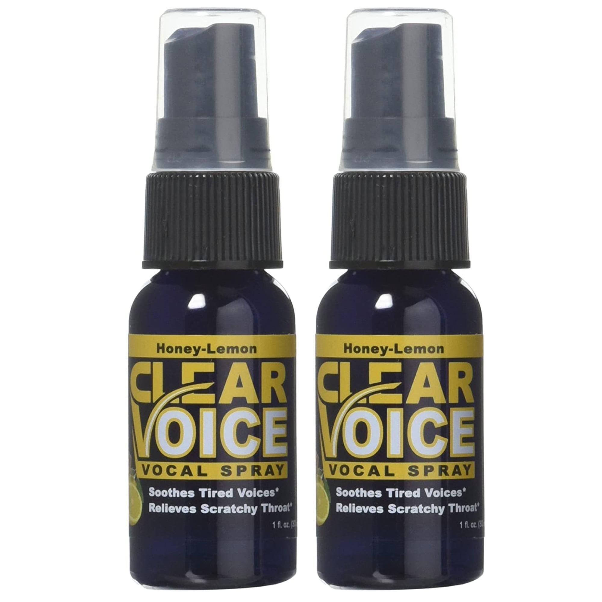 LIQUIDHEALTH Clear Voice Throat Spray, Honey Lemon, Natural Vocal Care