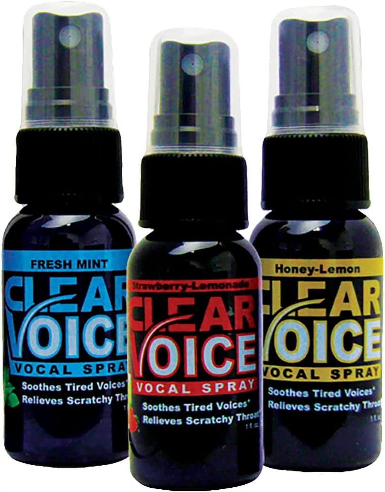 LIQUIDHEALTH Clear Voice Oral Care Throat Spray for Cough & Sore Throat