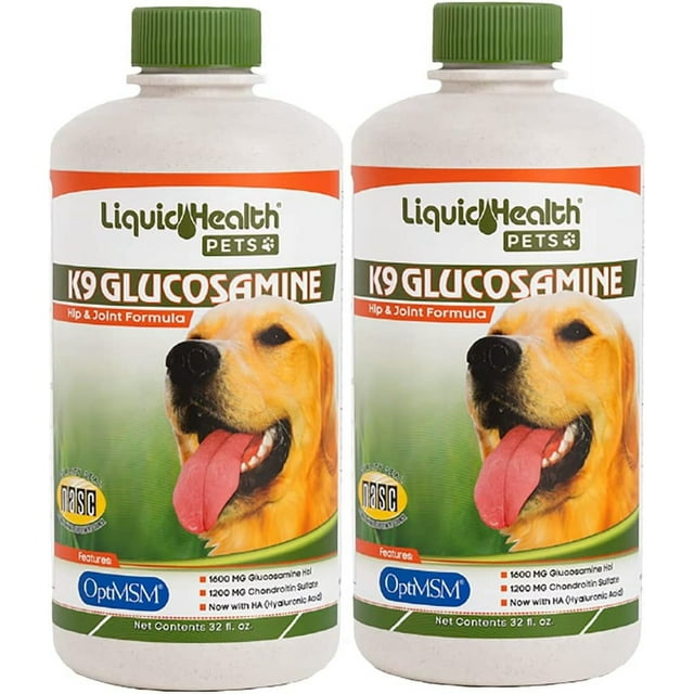 LIQUIDHEALTH K9 Glucosamine Dog Supplement Hip & Joint Health