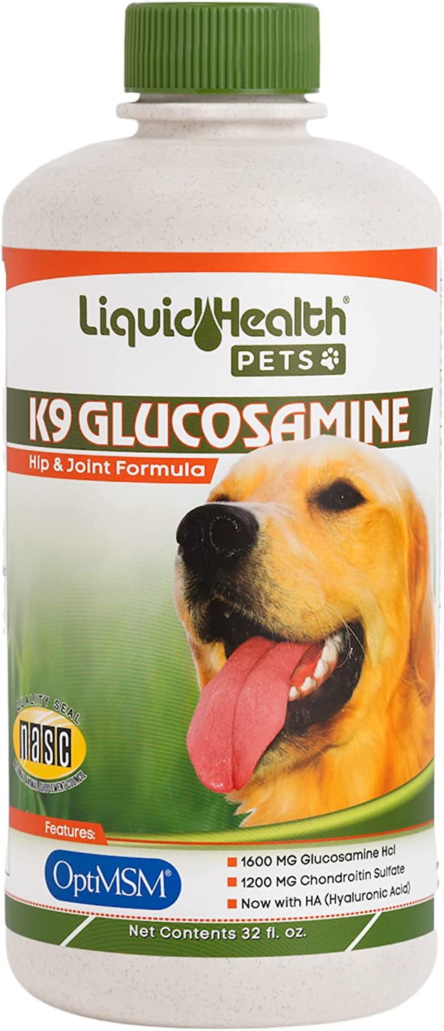 LIQUIDHEALTH K9 Glucosamine for Dogs Hip & Joint Juice Liquid Vitamin