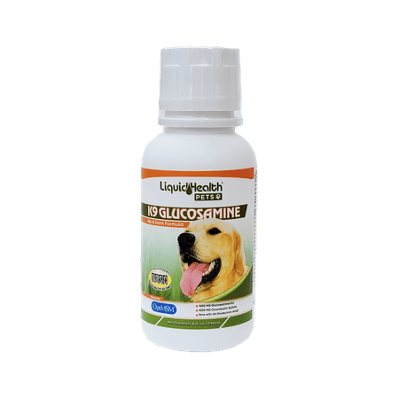 LIQUIDHEALTH K9 Glucosamine for Dogs Liquid Vitamin for Joint Health Support, 8 Fl. Oz