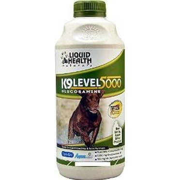 LIQUIDHEALTH K9 Liquid Glucosamine for Dogs Level 5000 with Glucosamine Chondroitin, Dogs MSM, Boswellia Serrata, 32 fl. Oz.