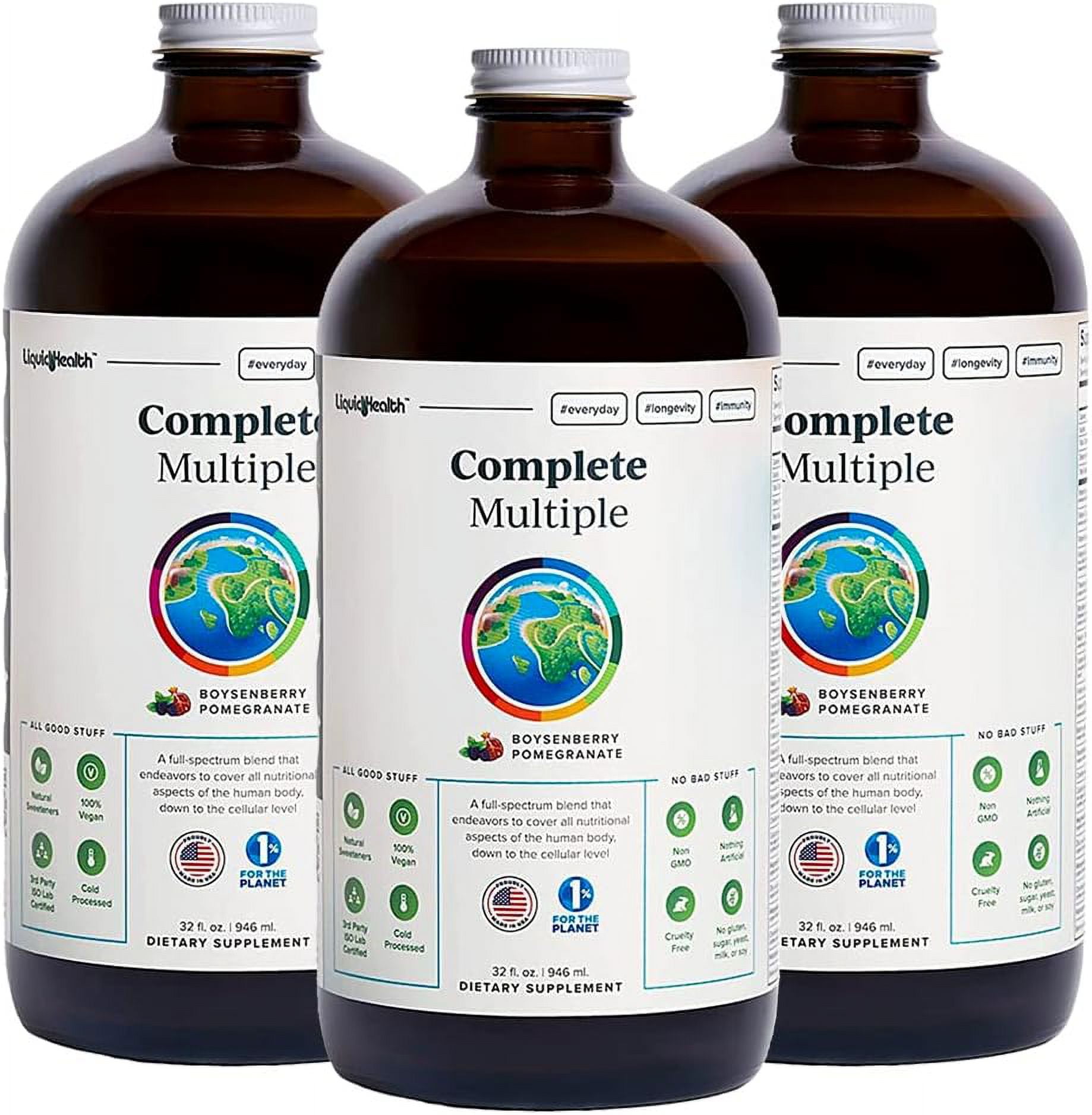 LIQUIDHEALTH Liquid Multivitamin Natural Immune Support Supplement For liquidhealth-liquid-multivitamin-natural-immune-support-supplement-for