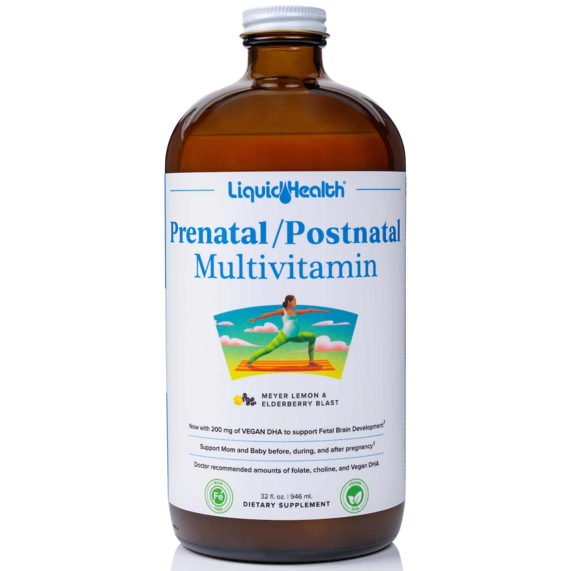 LIQUIDHEALTH Liquid Prenatal and Postnatal Pregnancy Care Vitamins