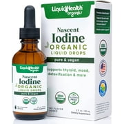 LIQUIDHEALTH Nascent Iodine Drops Thyroid Support & Immune Support Supplement, 2 fl Oz