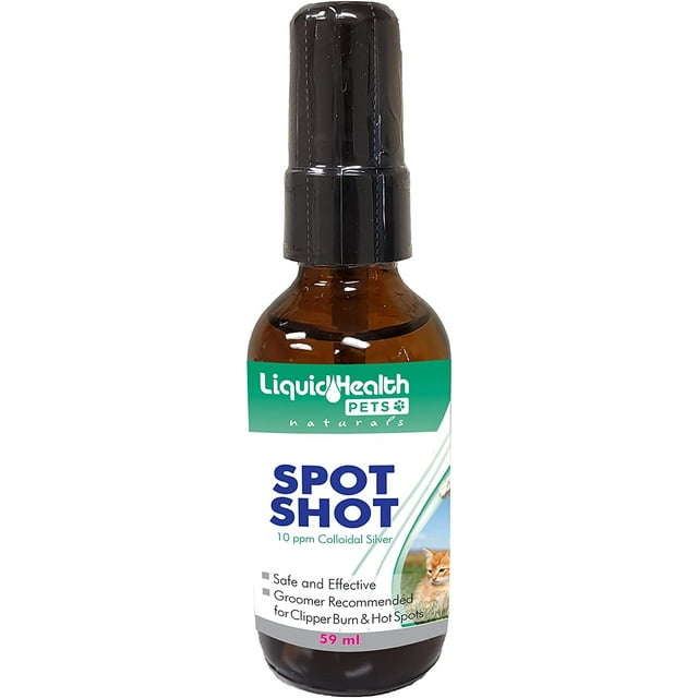 LIQUIDHEALTH Hot Spot Pet Topical Treatment Colloidal Silver Spray
