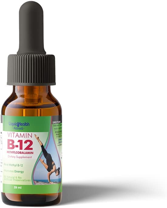 LIQUIDHEALTH Vitamin B12 Liquid Drops Natural Supplement for Energy, 2
