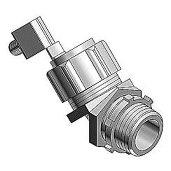 LIQUIDTIGHT FLEXIBLE METALLIC CONDUIT GROUND CONNECTOR